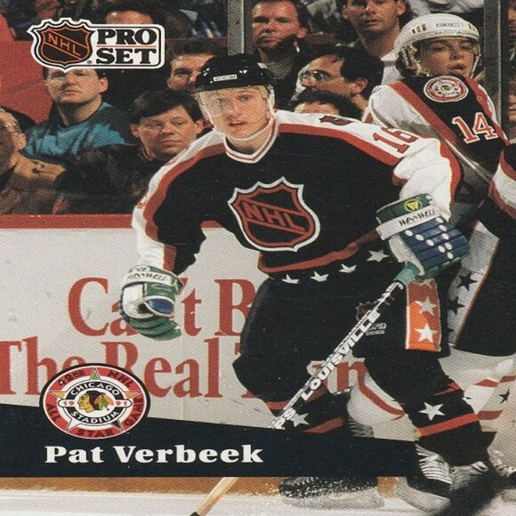 Pat Verbeek Hartford Whalers NHL Hockey Card Collection - 6 Card Set - Picture 5 of 7